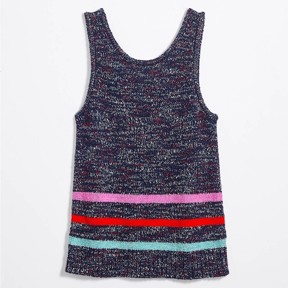 Lou & Grey Loft Stripemarl Sweater Tank size medium - Picture 3 of 8